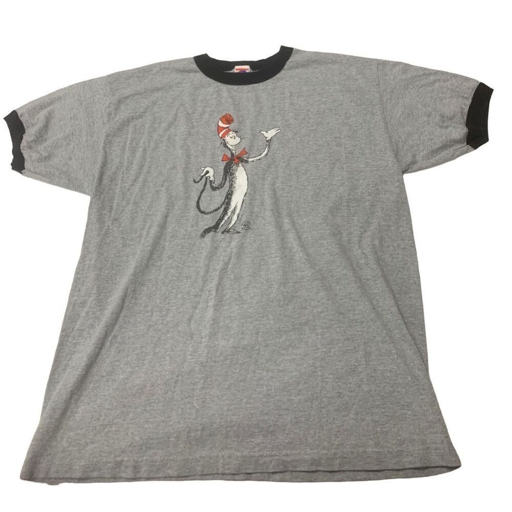 Vintage Cat & The Hat Graphic T-shirt